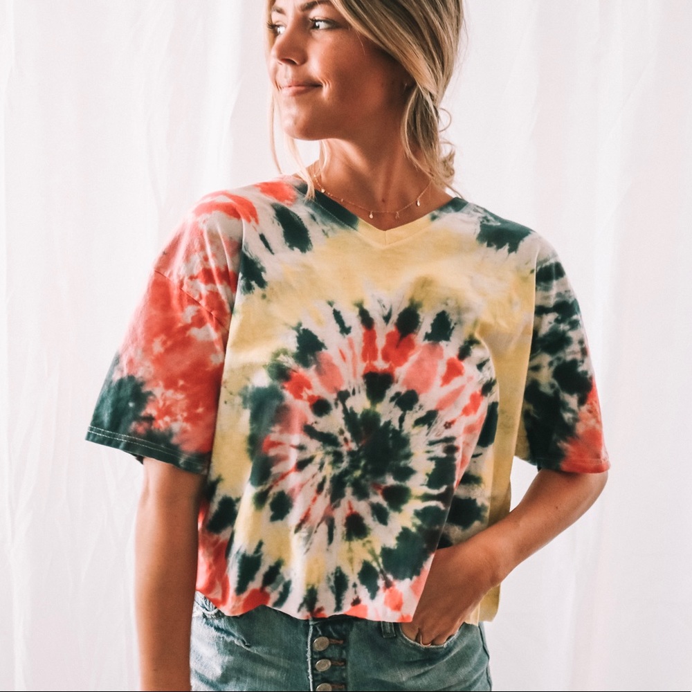 Tie dye crop top